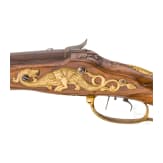 A deluxe wheellock rifle, so-called "M&uuml;llerb&uuml;chse", with self-cocking wheellock, J.C. Schneider, Goslar, circa 1720