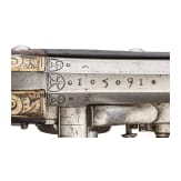 A wheellock puffer for enlisted men of the lifeguard of the Electorate of Saxony (2nd model), master "CH", dated 1591