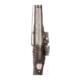 A flintlock carbine with folding stock from the Visconti House, Italy, 2nd half of 17th century