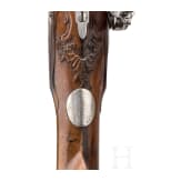 A silver-mounted flintlock rifle, Friedrich Ostermann, Copenhagen, circa 1710/20