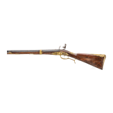 A deluxe flintlock rifle, Carlsbad, circa 1740