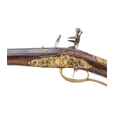 A deluxe flintlock rifle, Carlsbad, circa 1740