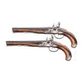 A pair of double-barrelled flintlock pistols, Johann Andreas Kuchenreuter, Regensburg, circa 1760