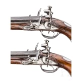 A pair of double-barrelled flintlock pistols, Johann Andreas Kuchenreuter, Regensburg, circa 1760