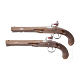 Ein Paar Perkussionspistolen, Ryan & Watson, London, um 1810