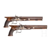Ein Paar Perkussionspistolen, W & G Chance, London, um 1810