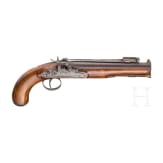 Perkussionspistole mit Springbajonett, Jackson in Birmingham, um 1820/30