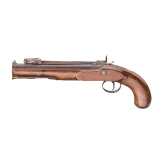 Perkussionspistole mit Springbajonett, Jackson in Birmingham, um 1820/30