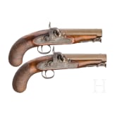 Ein Paar Perkussionspistolen, William Hole in Bristol, um 1840