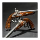 A pair of percussion pistols, Carl Pirko, Vienna, circa 1850