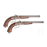 A pair of percussion pistols, Carl Pirko, Vienna, circa 1850