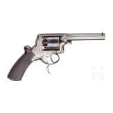 Perkussionsrevolver Tranter 2. Modell mit Doppelabzug, im Kasten, um 1855