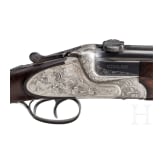 A B&uuml;hag over-and-under combination rifle, Suhl, with scope, with interchangeable smoothbore barrel