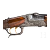 A cased Karl Hauptmann bergstutzen with Zeiss scope