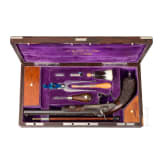A deluxe drop-barrel target pistol, Peter Schenk & Sohn, Marienbad, circa 1880