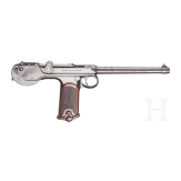 A Borchardt C 93, Loewe Berlin, with shoulder stock, circa 1895