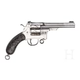 A nickel-plated Mauser Mod. 1878 ("zig-zag revolver")