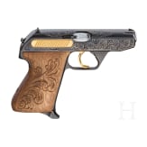 A cased Heckler & Koch Mod. HK 4, factory-engraved and part-gilt, with three interchangeable barrels