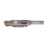 Handdruckpistole Gaulois, graviert