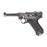 Pistole 08, Mauser, Code "42 - byf" (port. Typ 942), mit Tasche