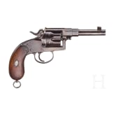 Reichsrevolver Mod. 1883, Erfurt, mit Tasche