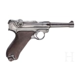 Pistole 08, Erfurt 1913, mit Tasche