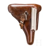 Pistole 08, DWM 1915, mit Tasche