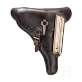 Pistole 08, DWM 1916, mit Tasche