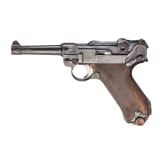 Pistole 08, Erfurt 1918, mit Tasche