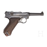 Pistole 08, Erfurt 1918, mit Tasche