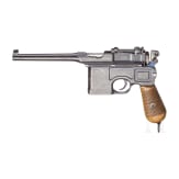 Mauser C 96, "Wartime Commercial", mit kaiserlicher Abnahme und Kasten