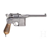 Mauser C 96, "Wartime Commercial", mit kaiserlicher Abnahme und Kasten