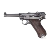 Pistole 08, Mauser, Code "G - S/42", mit Tasche
