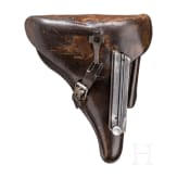 Pistole 08, Mauser, Code "1936 - S/42", mit Tasche
