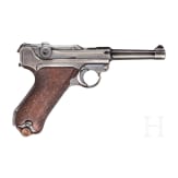 Pistole 08, Mauser, Code "1937 - S/42", mit Tasche