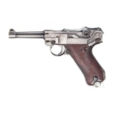 Pistole 08, Mauser, Code "1939 - S/42", mit Tasche
