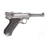 Pistole 08, Mauser, Code "41 - 42", mit Tasche
