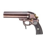 Doppell&auml;ufige Fliegerleuchtpistole Mod. L, Krieghoff, Code "fzs"