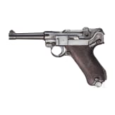 Pistole 08, Mauser, Code "1936 - S/42", mit Tasche