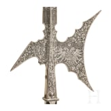 An etched halberd for the trabant guard of Emperor Maximilian II, Augsburg, dated 1571