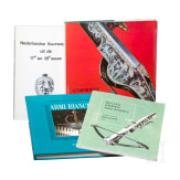 Four books on weapons in Italian, French, Russian and Dutch