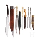 A group of four Balkan knives (bicaks), circa 1900