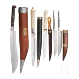 A group of four Balkan knives (bicaks), circa 1900