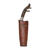 A bendo (knife for harvesting the sugar cane palm), Java, around 1900