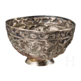 A Balkan Turkish silver bowl, circa 1800