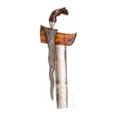 A kris with a silver scabbard, Bugis, 20th century
