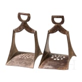 Two Ottoman stirrups, 17th/18th century