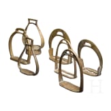Seven Ottoman stirrups, 18th/19th century