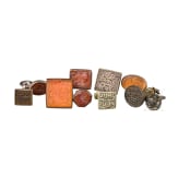 Ten Ottoman seals, 17th-19th century