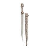 A silver-mounted kinjal, Caucasus, around 1900
